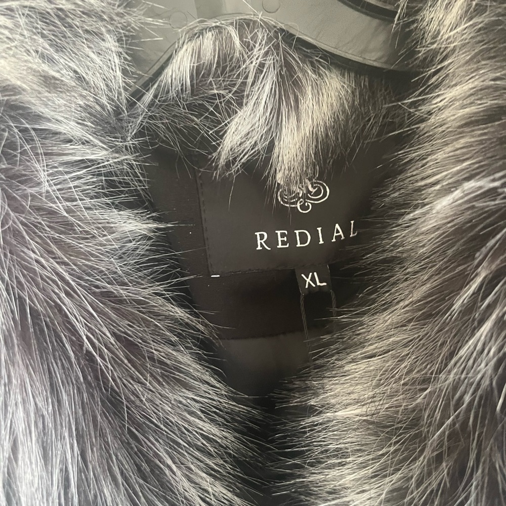 Reidal Women's Black Puffer Jacket with Faux Fur Collar - Picture 5 of 5